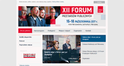 Desktop Screenshot of forum.przetargipubliczne.pl