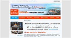 Desktop Screenshot of olszowska.przetargipubliczne.pl